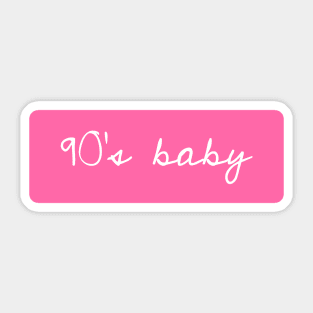 90’s Baby Sticker